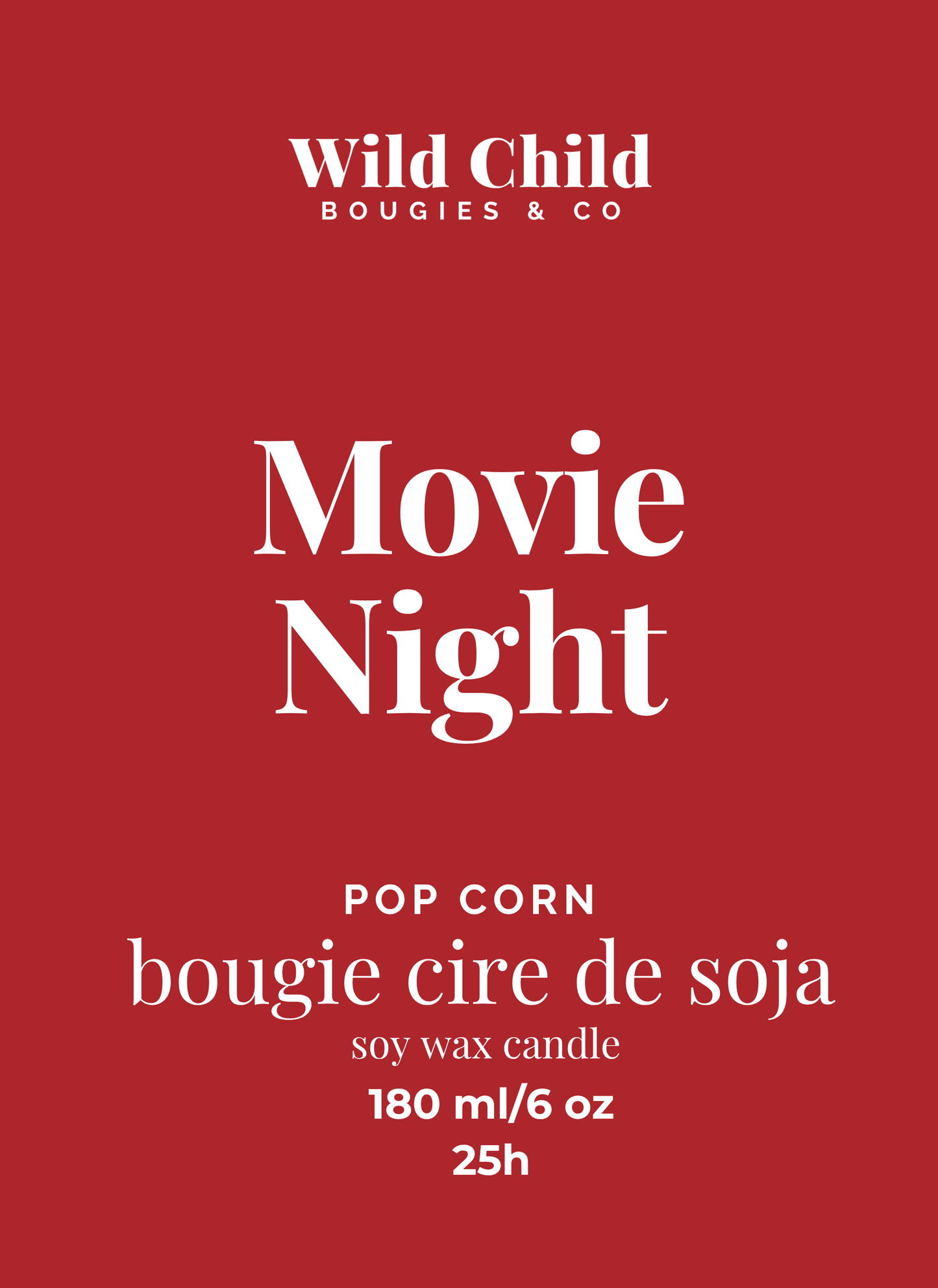 Bougie Movie Night - Pop Corn
