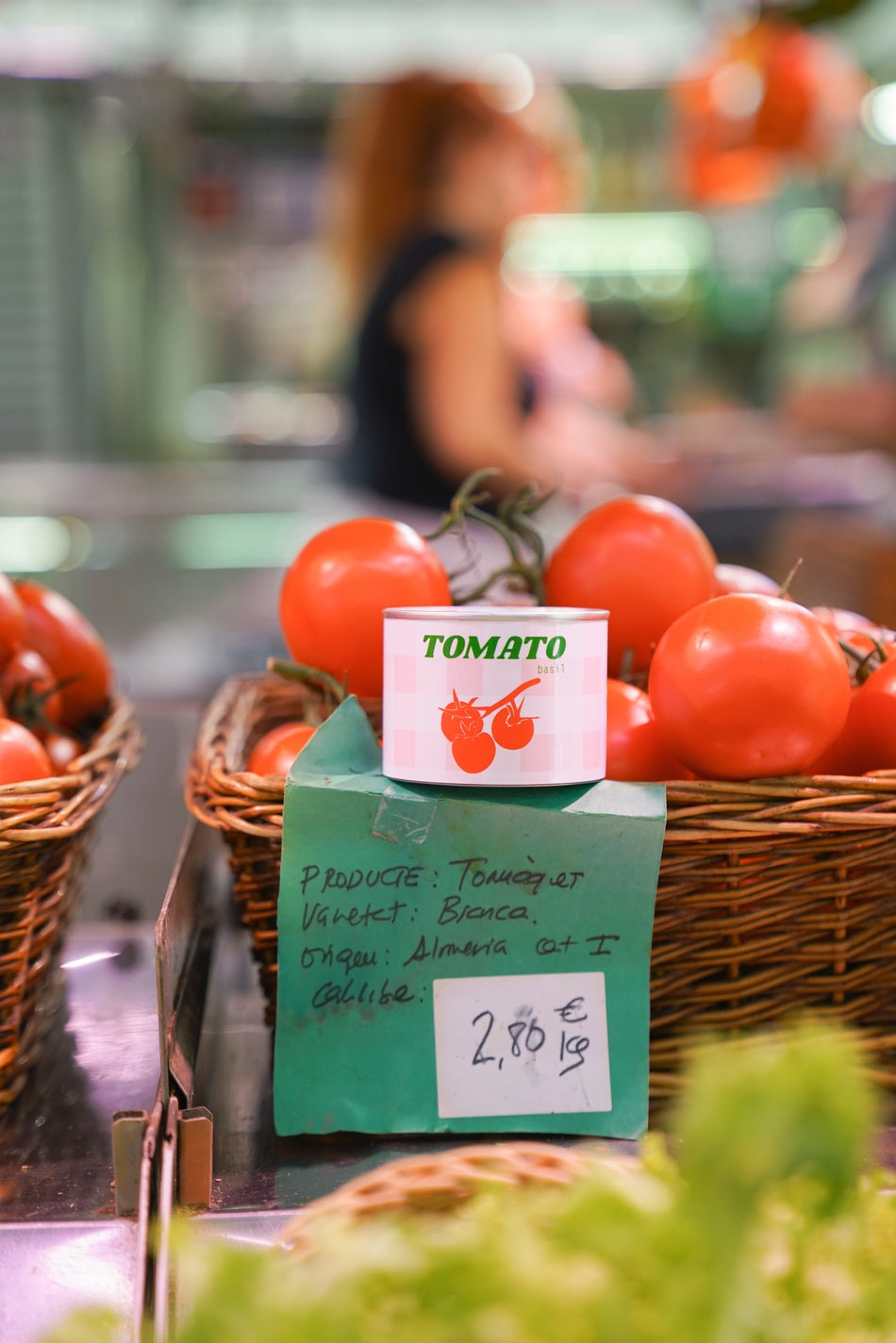 Tomaten- und Basilikumkerze