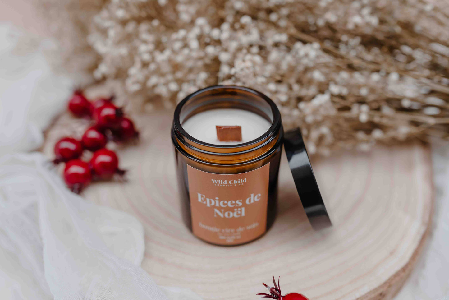 Bougie “Épices de Noël” – [PRÉVENTE]