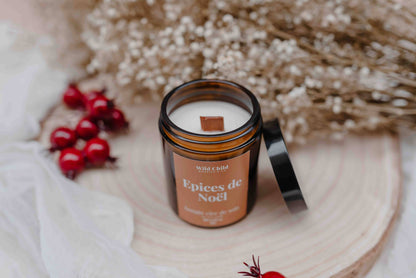 Bougie “Épices de Noël” – [PRÉVENTE]