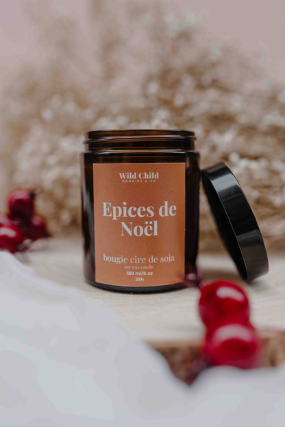 Bougie “Épices de Noël” – [PRÉVENTE]