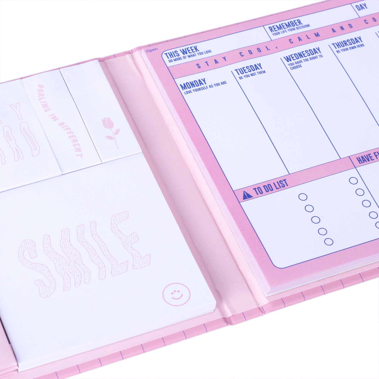 Planificateur hebdomadaire Girly