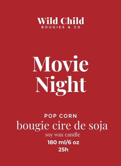 Bougie Movie Night - Pop Corn – [PRÉVENTE]