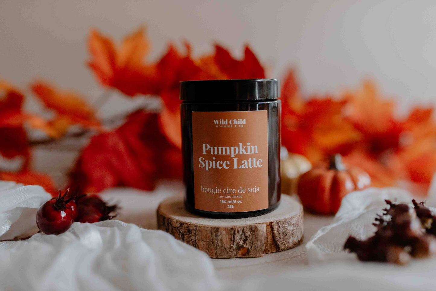 Bougie "Pumpkin Spice Latte" – [PRÉVENTE]