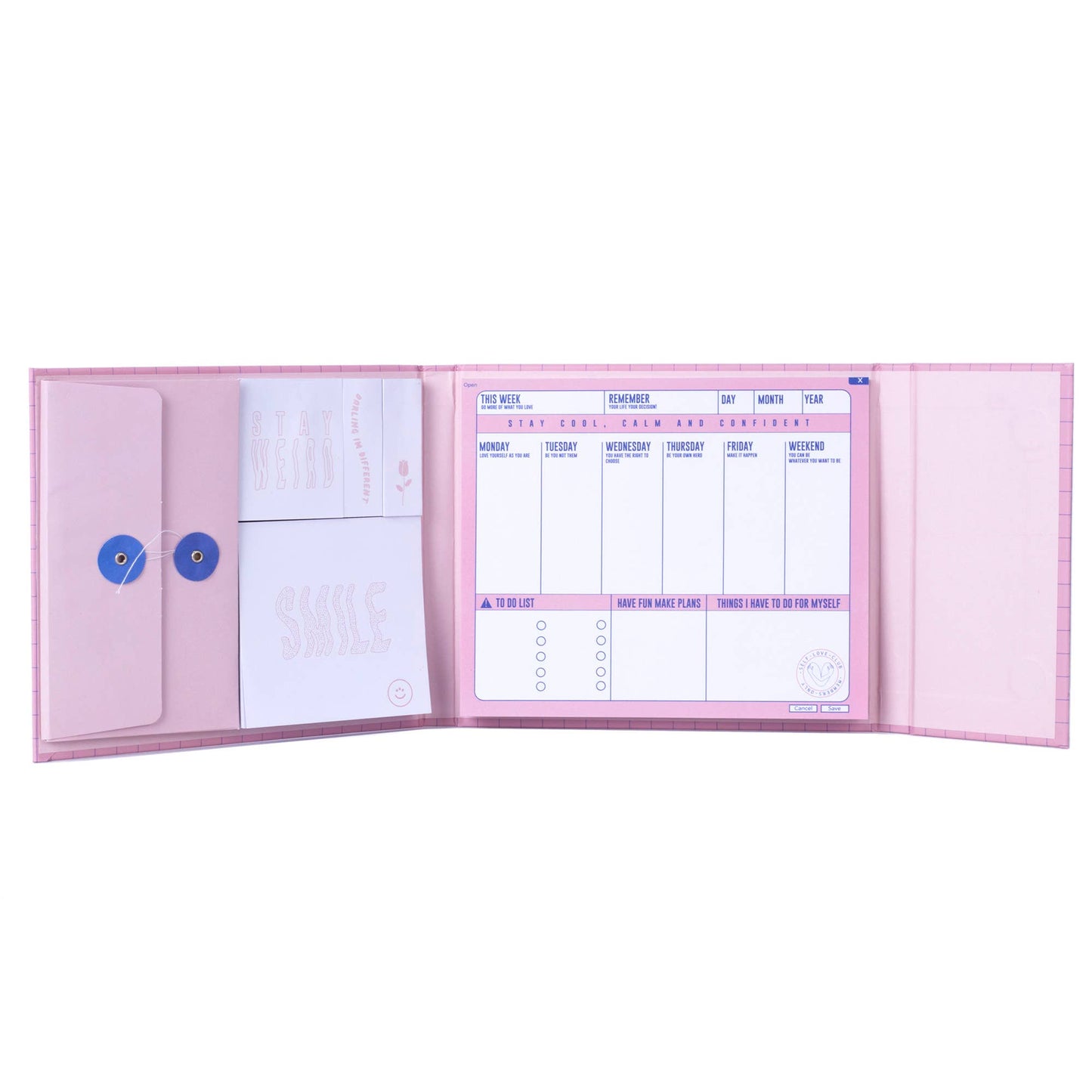 Planificateur hebdomadaire Girly