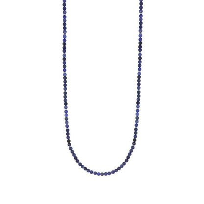 Collier pour homme en amazonite bleue et acier – style amérindien, collection Navajo GOYATÈ.