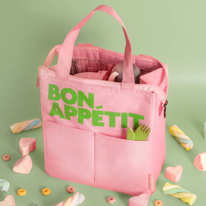 Lunch Bag "BON APPÉTIT" rose