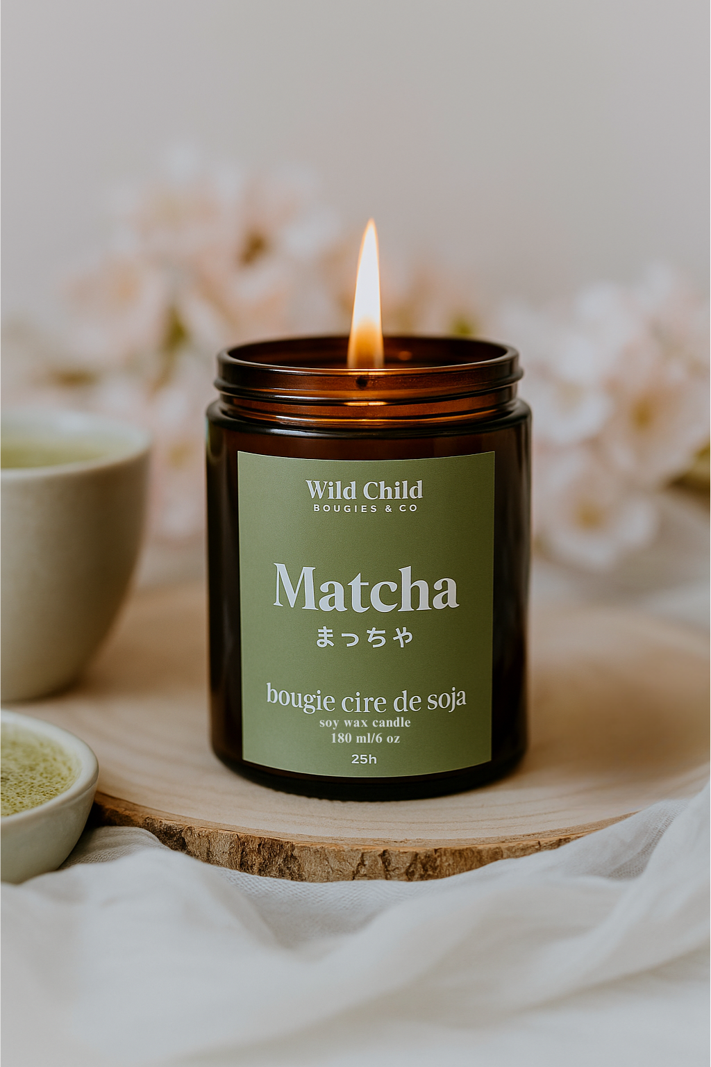 Bougie "Matcha" – [PRÉVENTE]