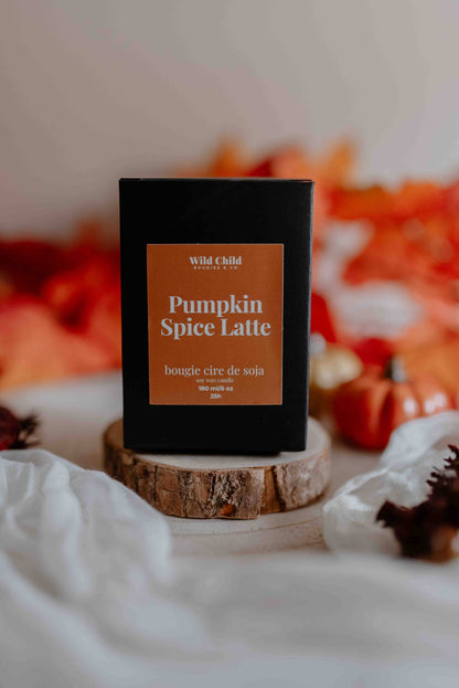 Bougie "Pumpkin Spice Latte" – [PRÉVENTE]