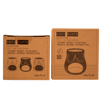 Bougeoir ouvert blanc Tits